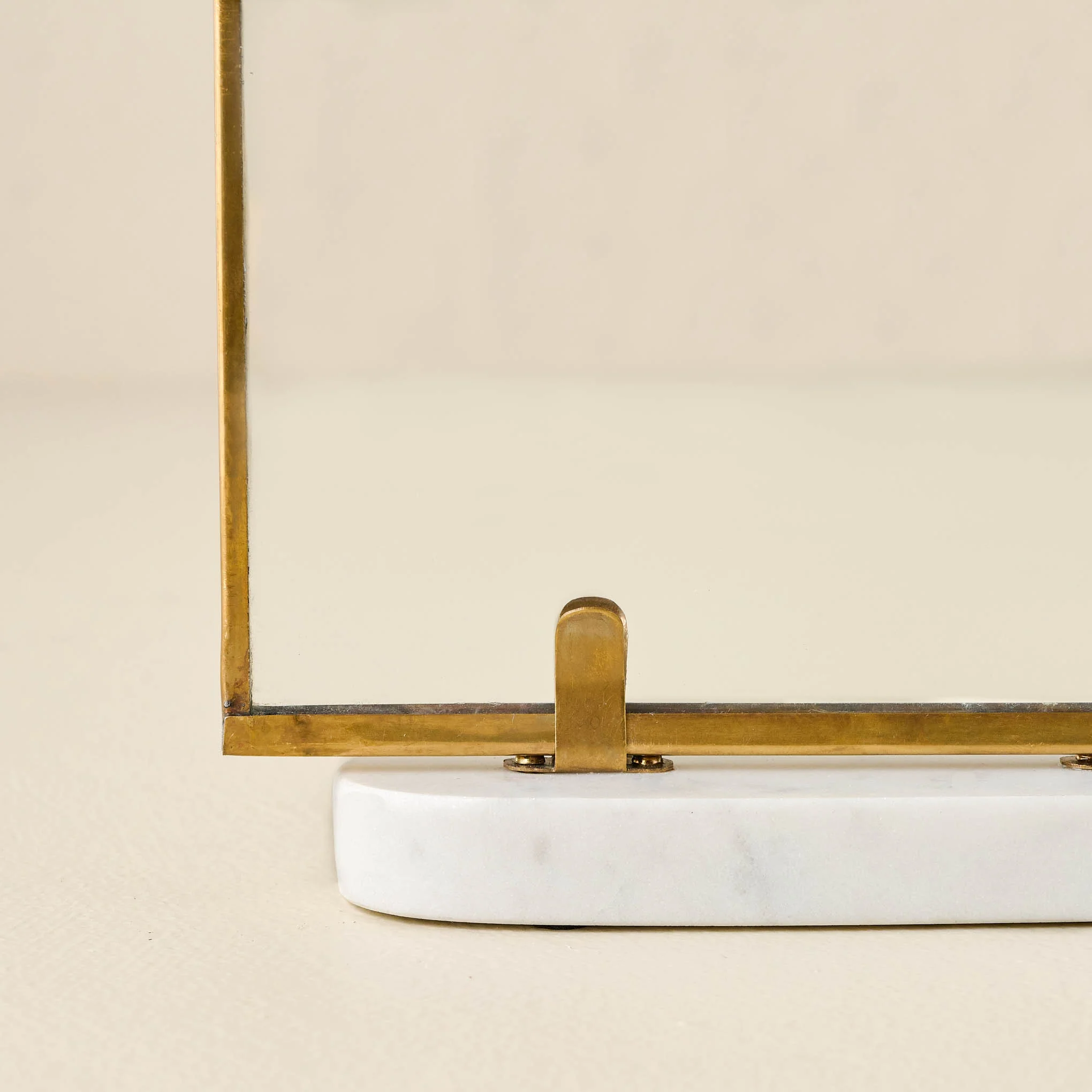 Antique Brass Bracket Photo Frame - Image 3