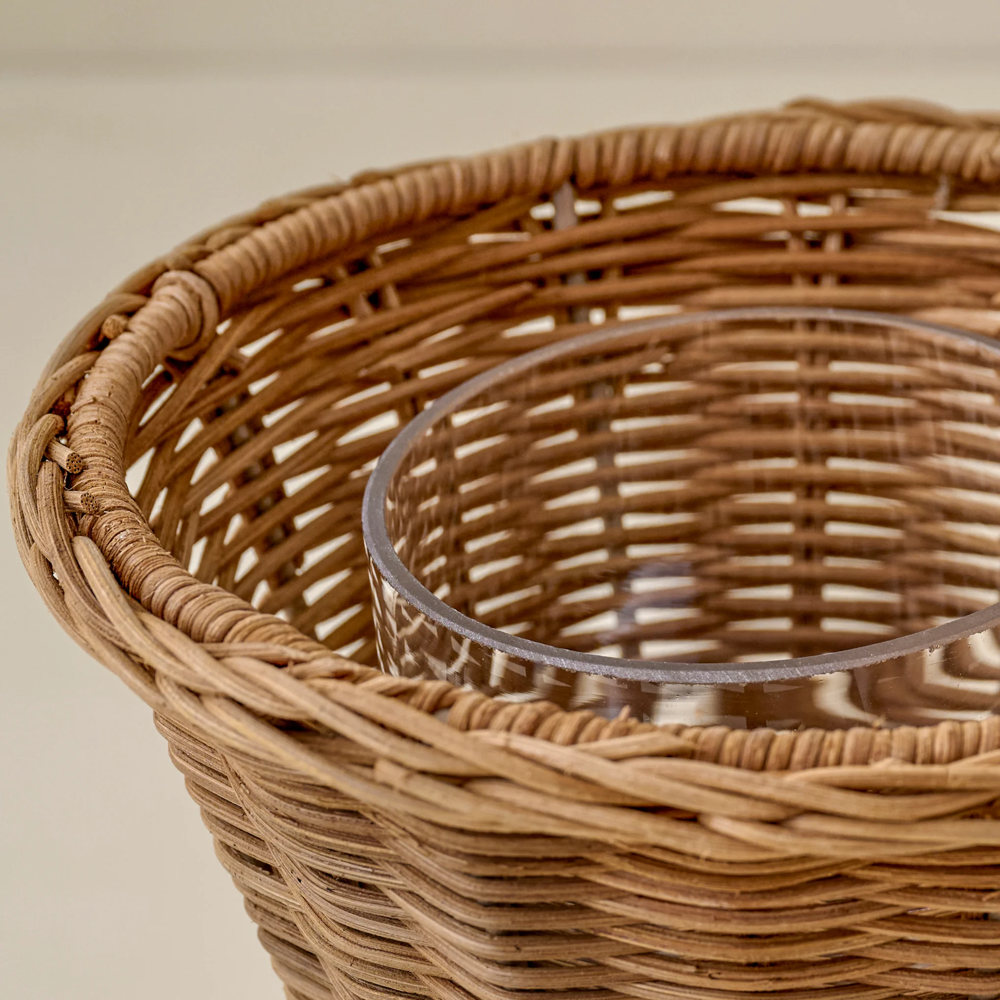 Atlas Woven Rattan Vase - Image 6