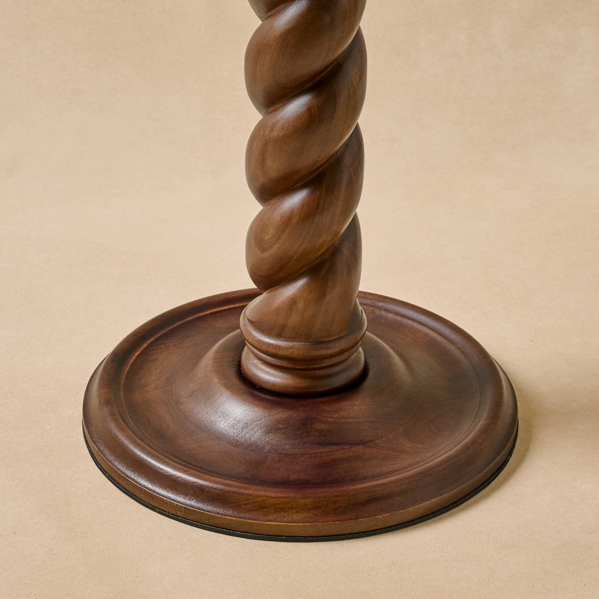Barley Twist Round Accent Table - Image 3