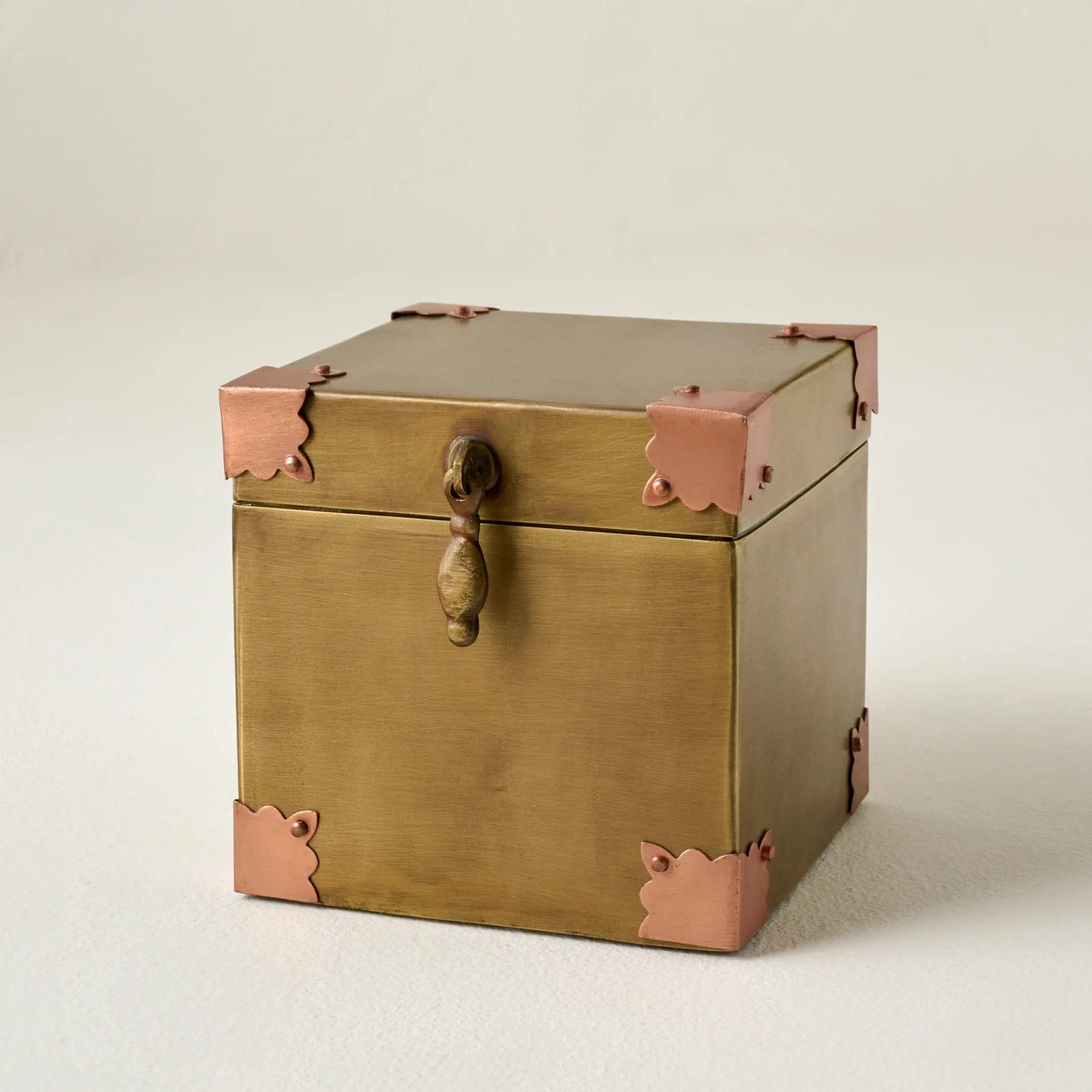 Brass and Copper Decorative Box - Image 3