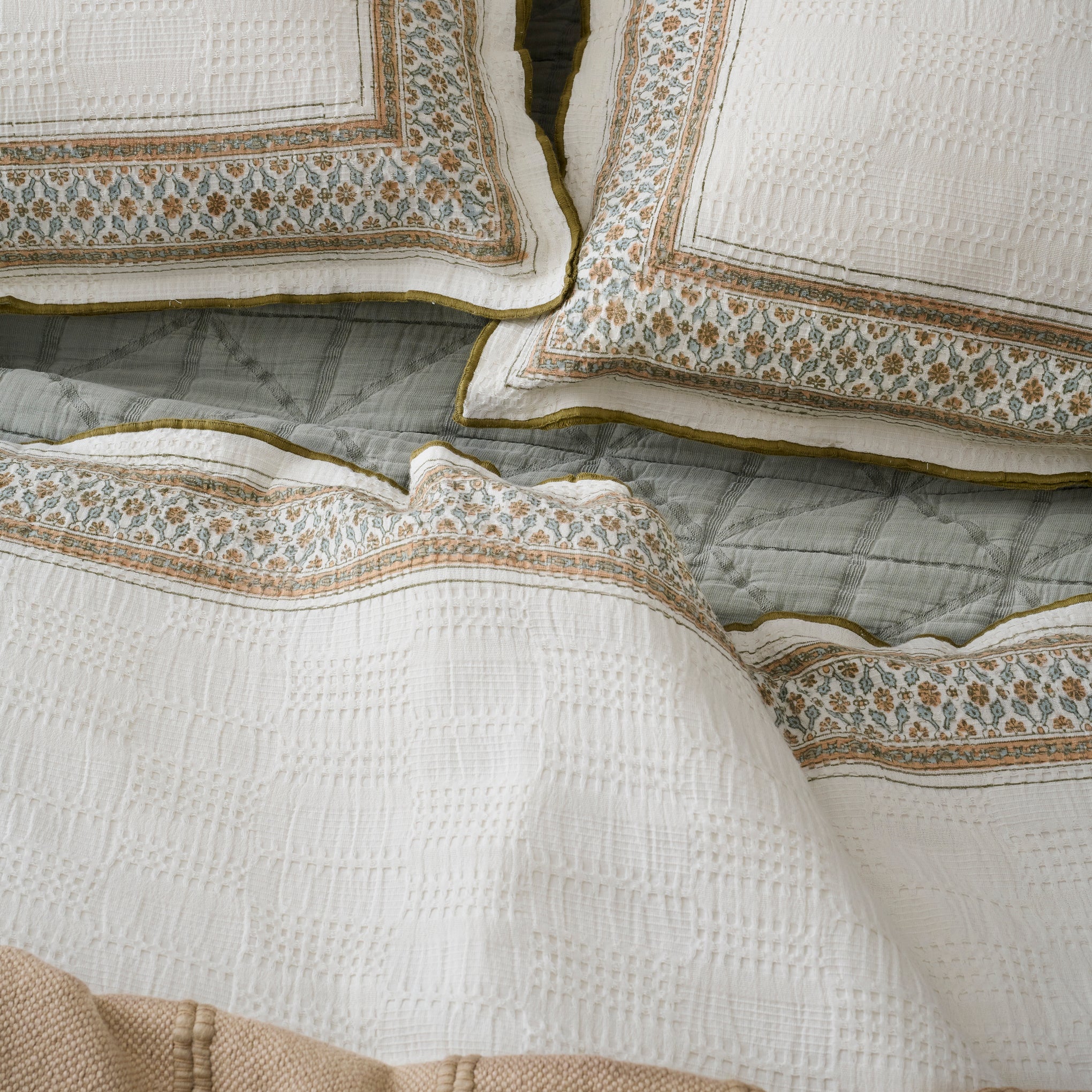 Clemence Block Print Sham - Image 3