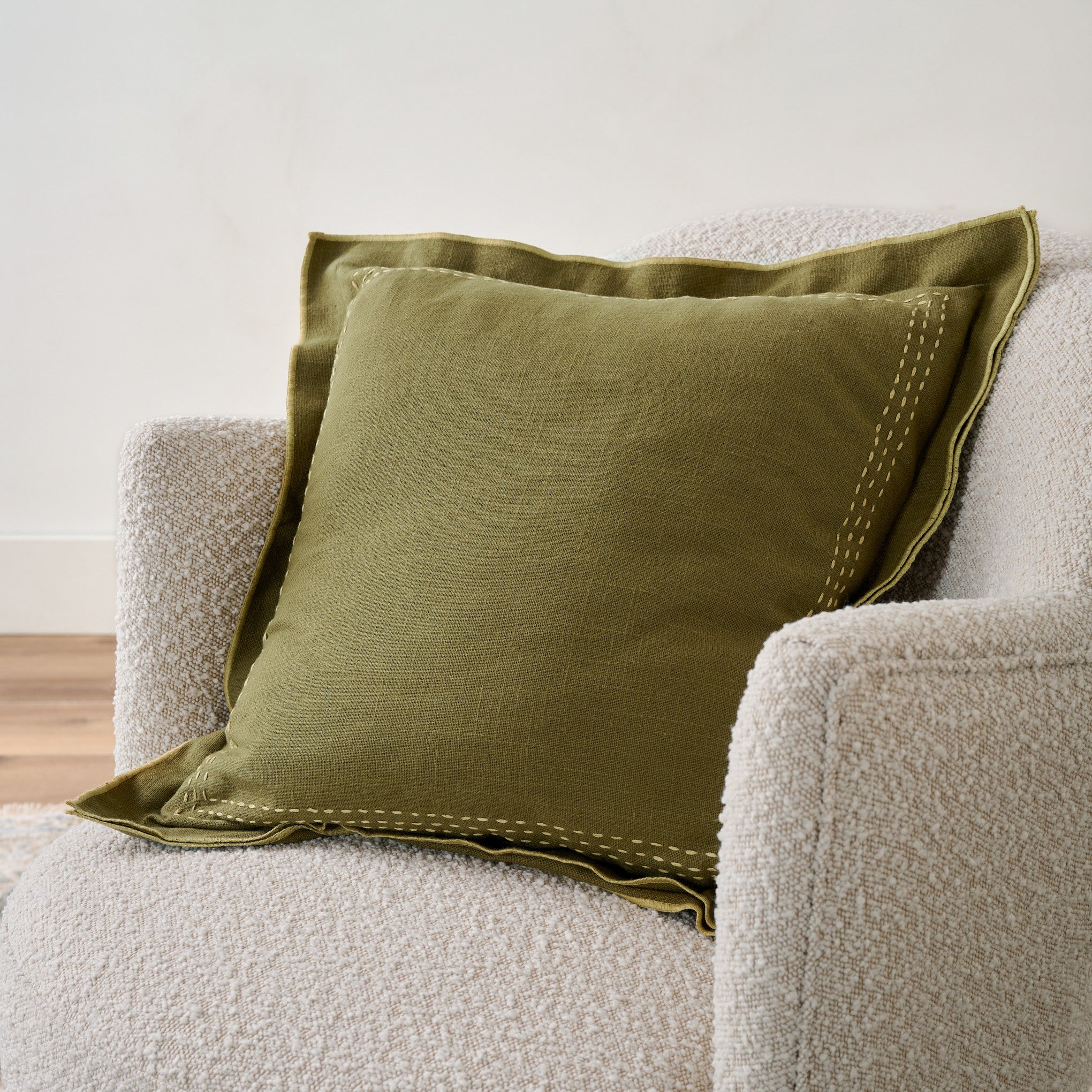 Felix Embroidered Pillow - Image 3