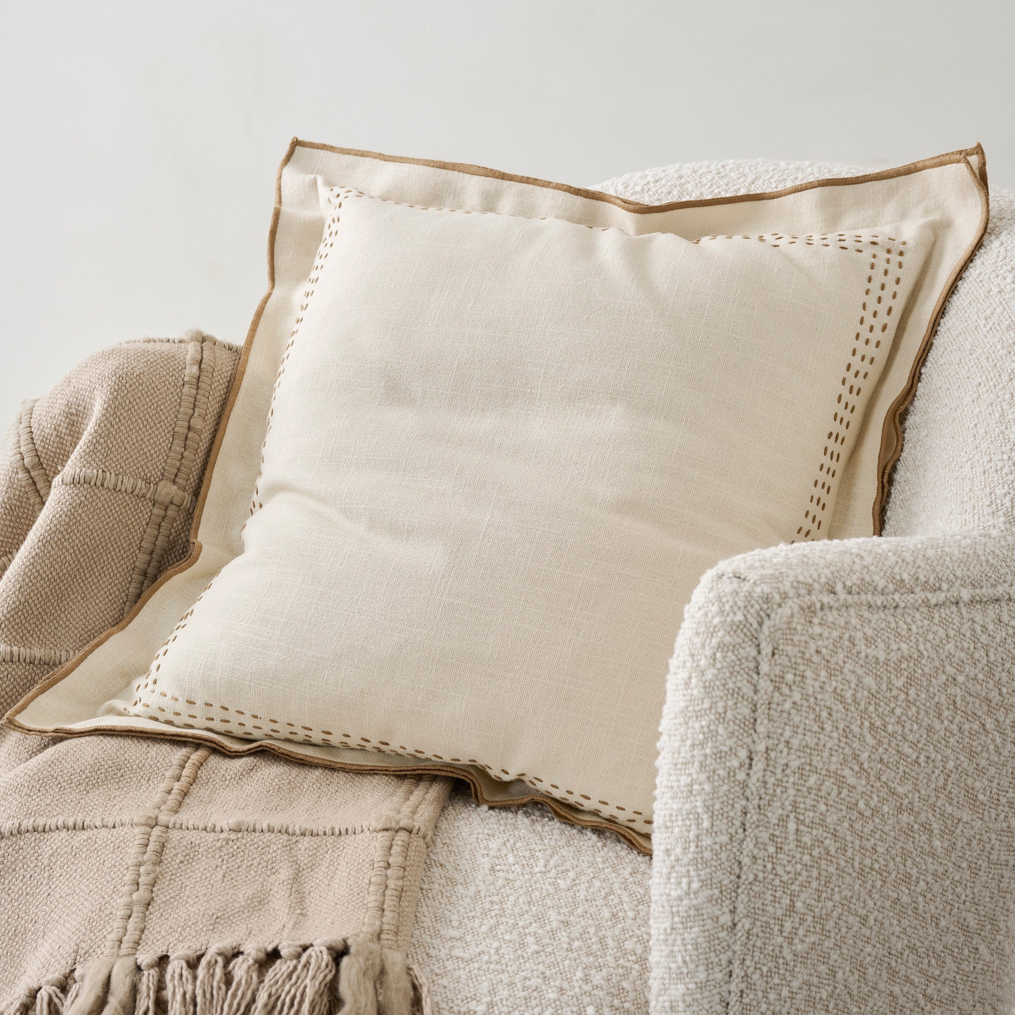 Felix Embroidered Pillow - Image 6
