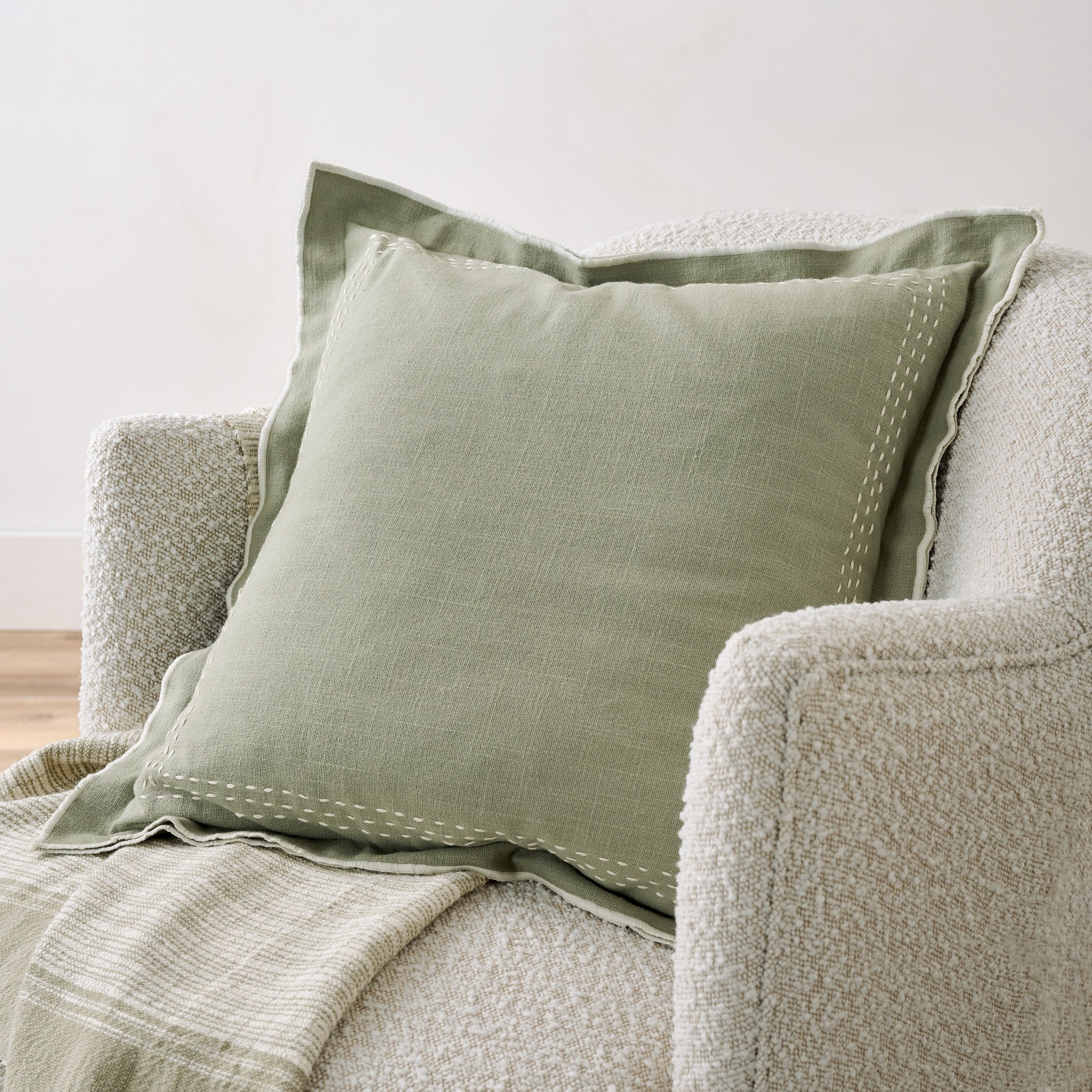 Felix Embroidered Pillow - Image 9