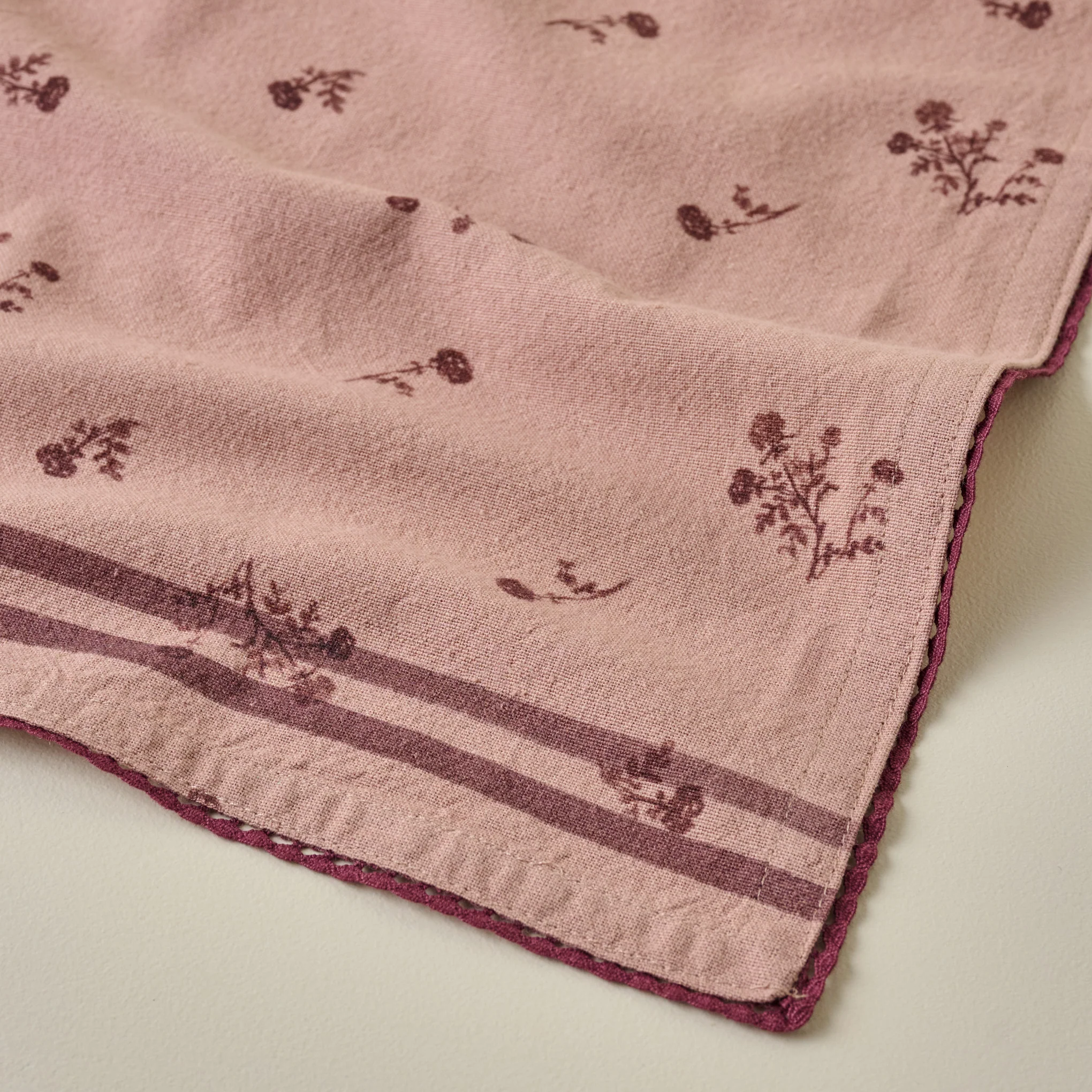 Magnolia Blush Ditsy Rose Napkin Set of Four - Image 3